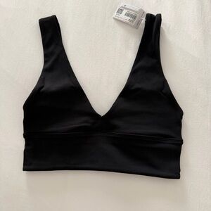lululemon athletica Black V-Neck Bralette